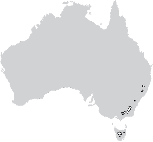 Zone 8 includes the coldest areas in Australia across the high altitude alpine regions of Victoria, New South Wales and Tasmania. Zone 8 is totally enveloped by zone 7, inland from the east coast it runs all the way from Southport on the southern tip of Tasmania, travelling north up through Ballarat, Melbourne and Canberra, finishing inland almost level with Newcastle.  