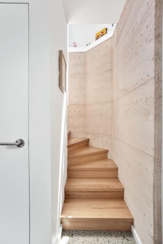 stairwell inside a house